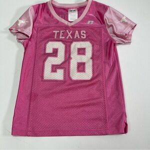 University of Texas Longhorns College Pink Jersey Football Kids Youth  XS 4/5
